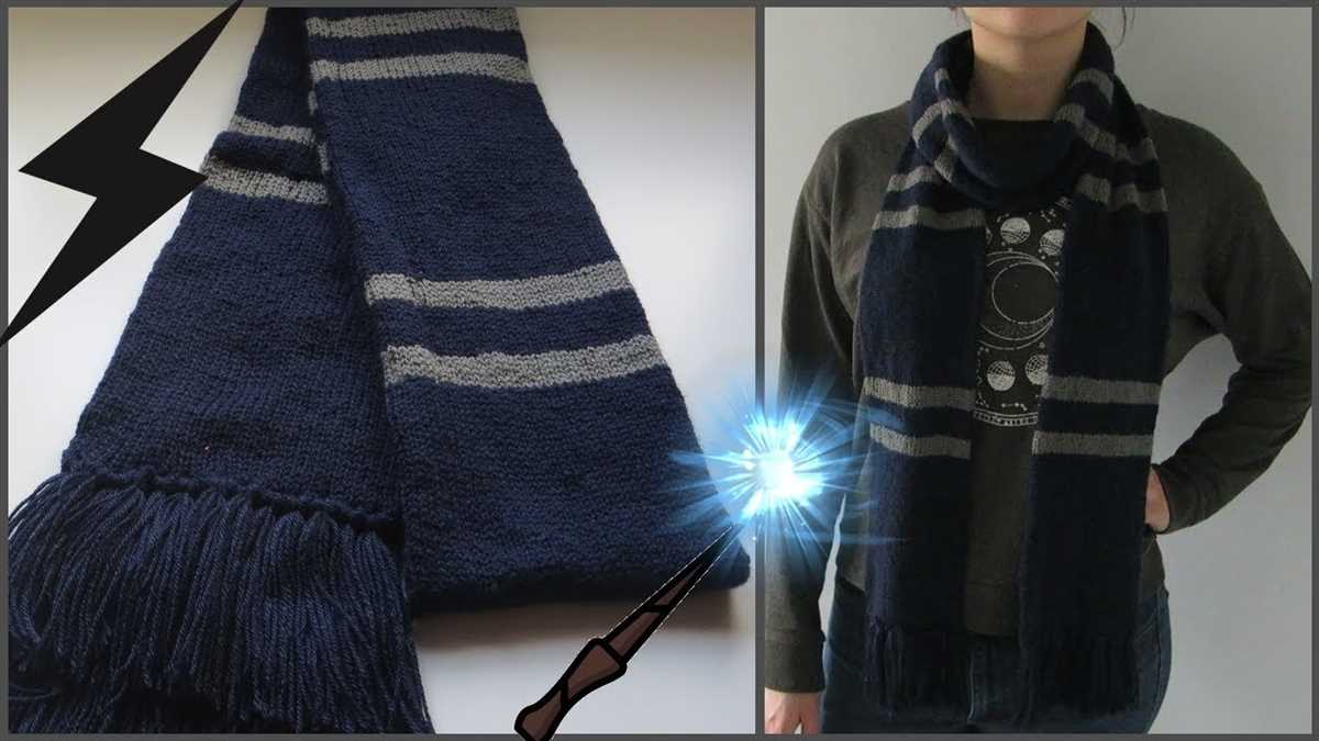 Hufflepuff scarf knitting pattern