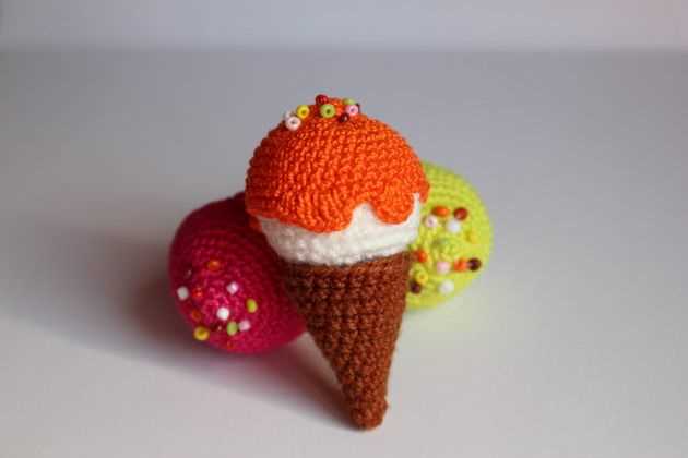 Ice cream knitting pattern