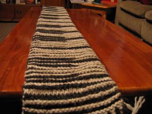 Illusion knitting pattern