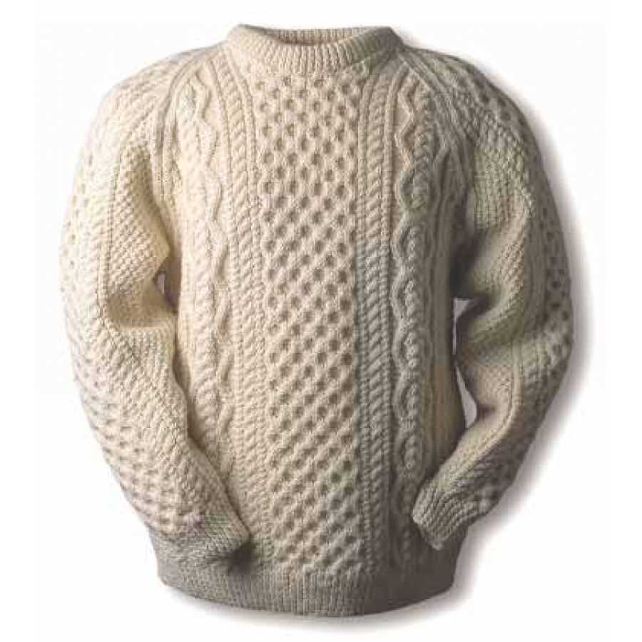 Irish fisherman knit sweater pattern