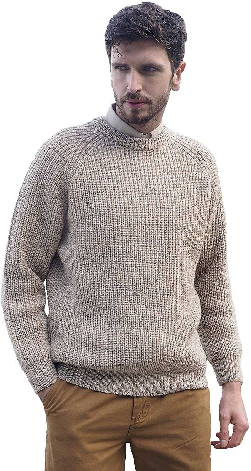 Irish fisherman knit sweater pattern