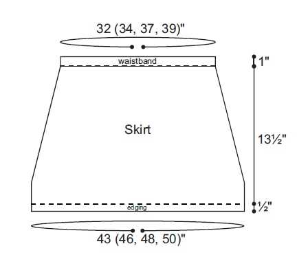 Jersey knit skirt pattern free