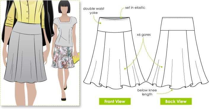 Jersey knit skirt pattern free
