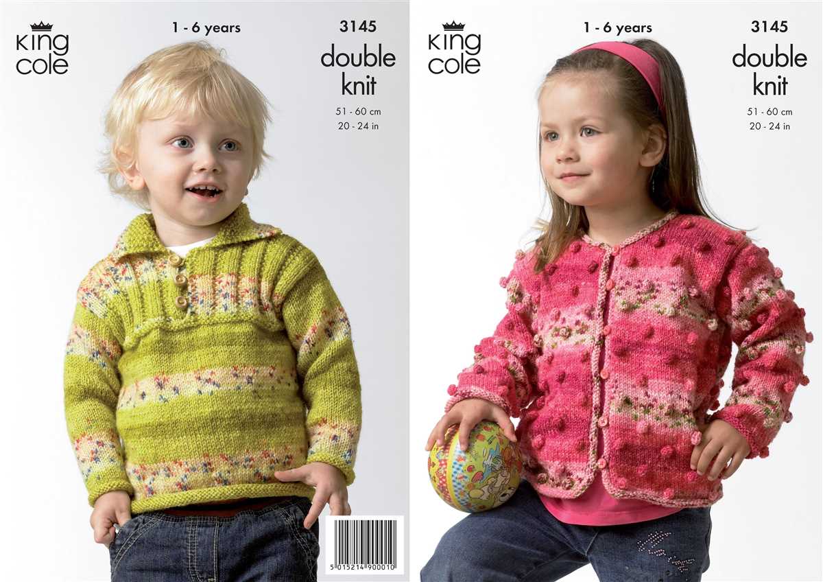 King cole knitting pattern 5420