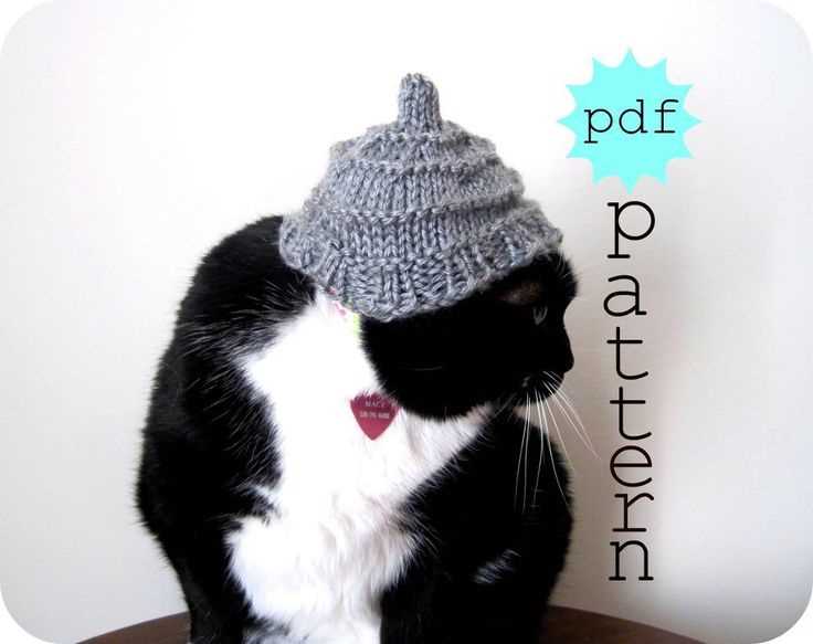 Kitty cat hat knitting pattern