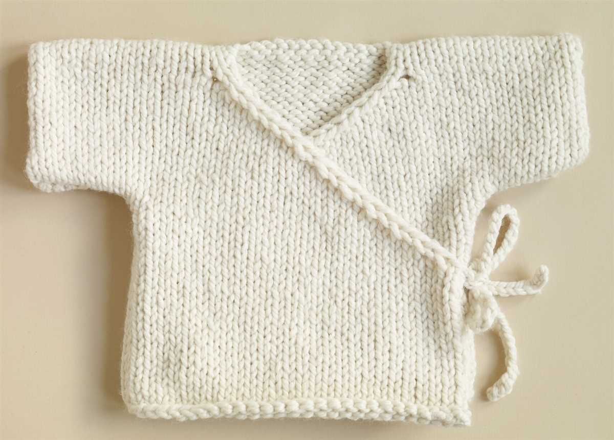 Knit baby cardigan pattern