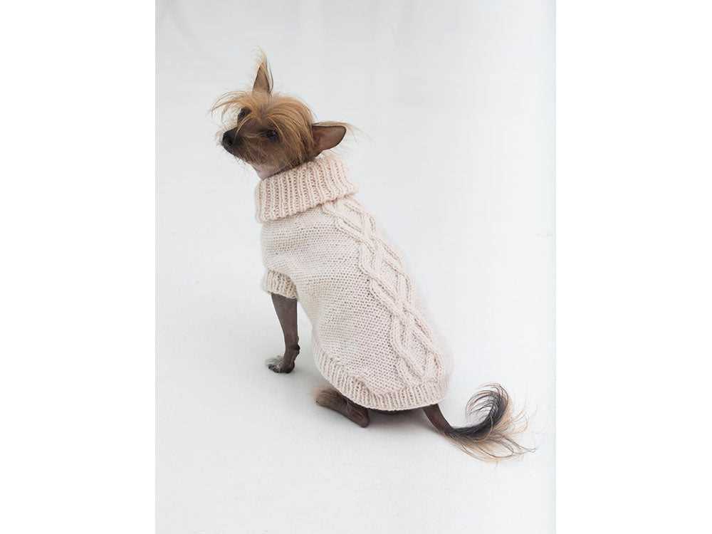 Knit dog coat pattern