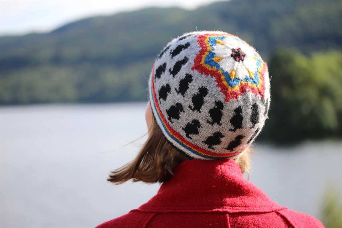 Knit hat pattern in the round