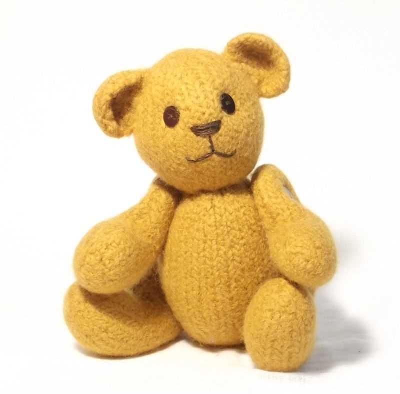 Knit teddy bear pattern