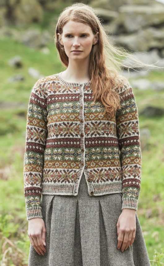 Knit fair isle sweater pattern