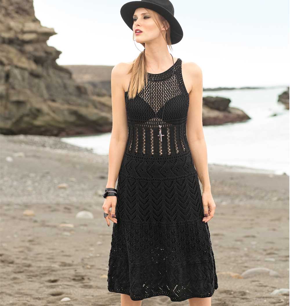 Knit halter dress pattern