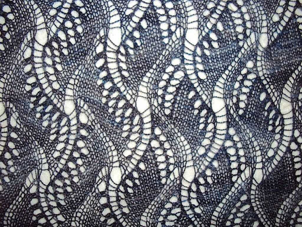 Knit lace pattern free