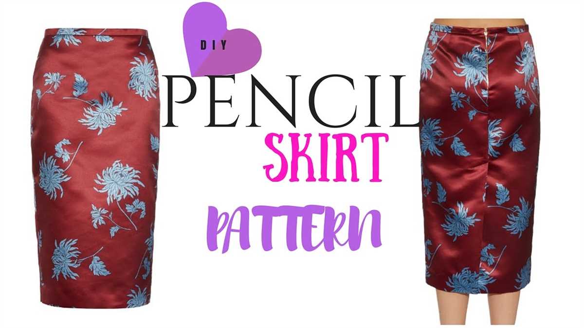Knit pencil skirt pattern