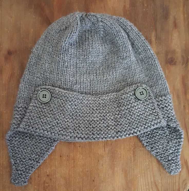 Knit pilot cap pattern