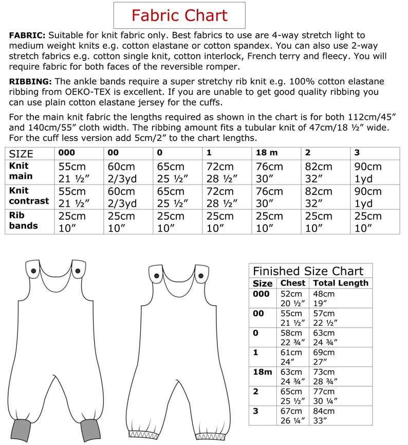 Knit romper sewing pattern