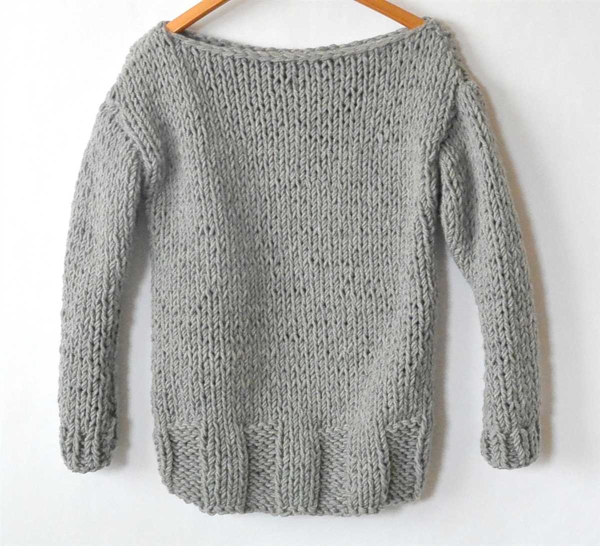 Knit sweater pattern easy