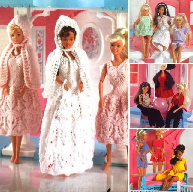 Knitted barbie doll clothes patterns free