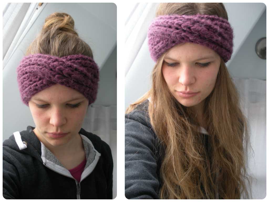 Knitted head wrap free pattern