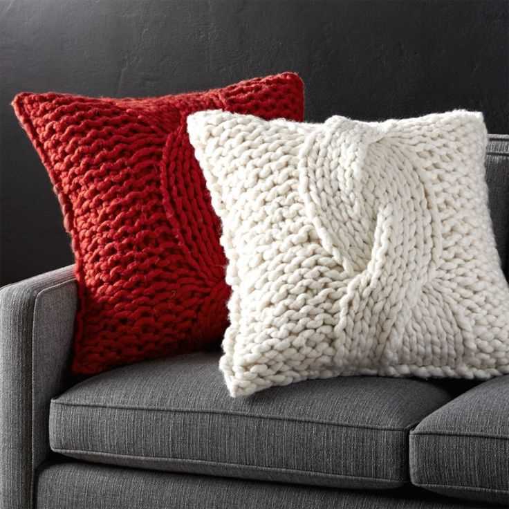 Knitted pillow cover patterns
