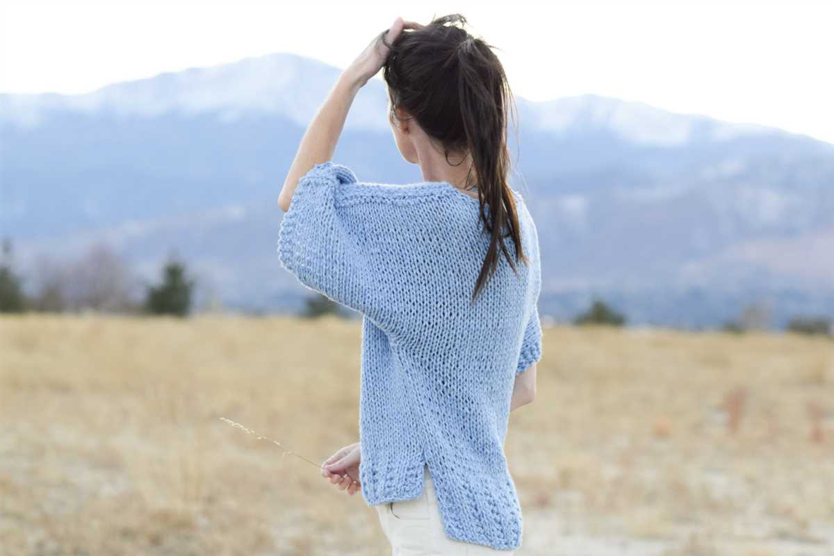 Knitted t shirt pattern