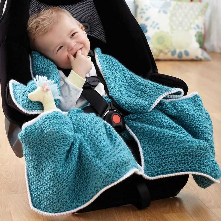 Knitted car seat blanket free pattern