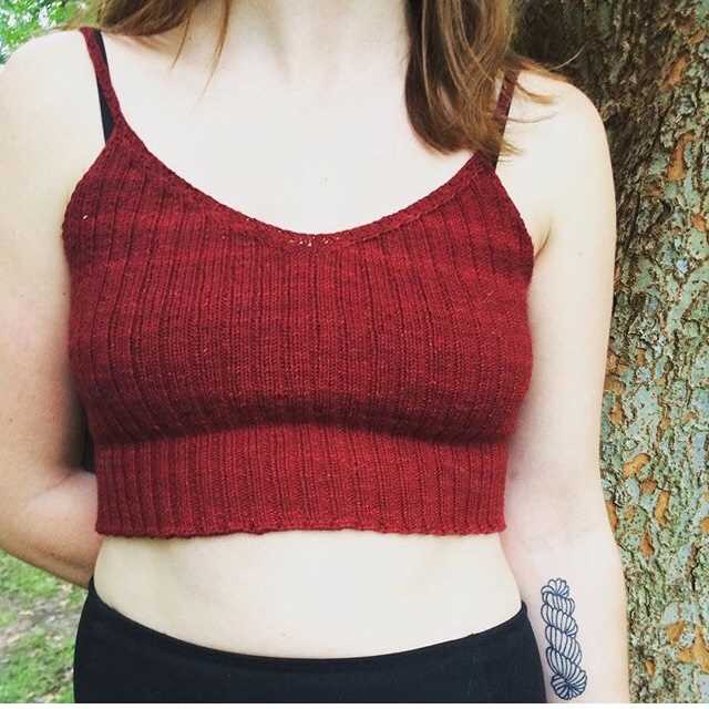 Knitted crop top patterns free