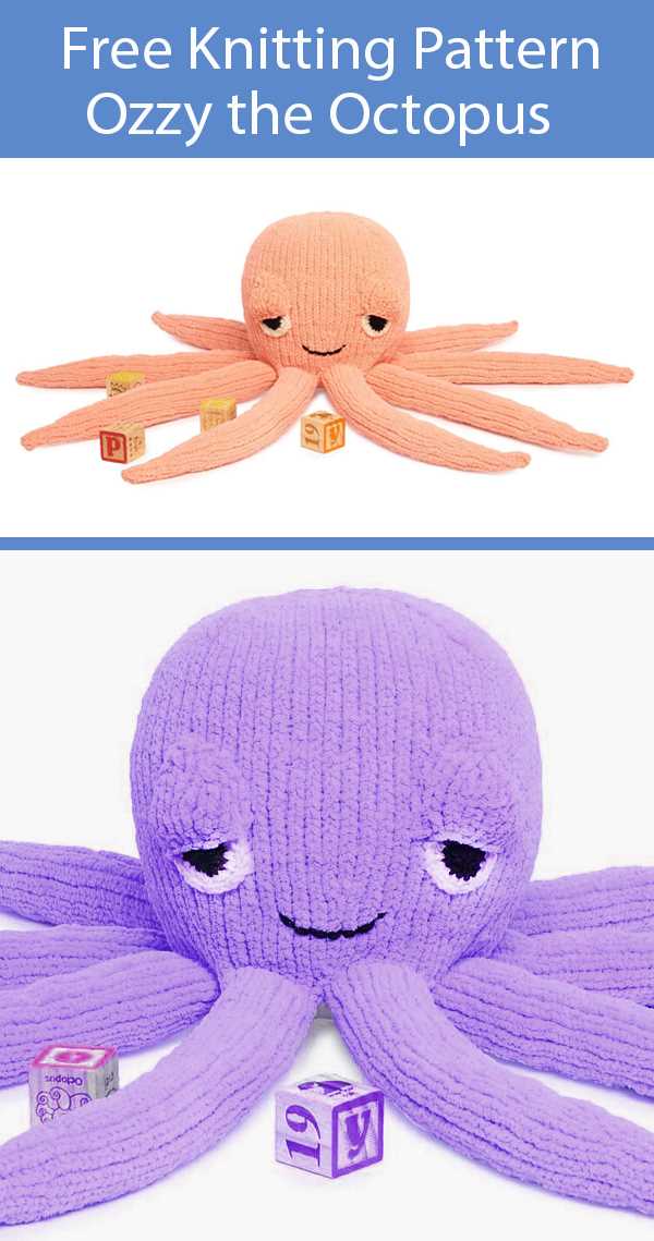 Knitted octopus pattern