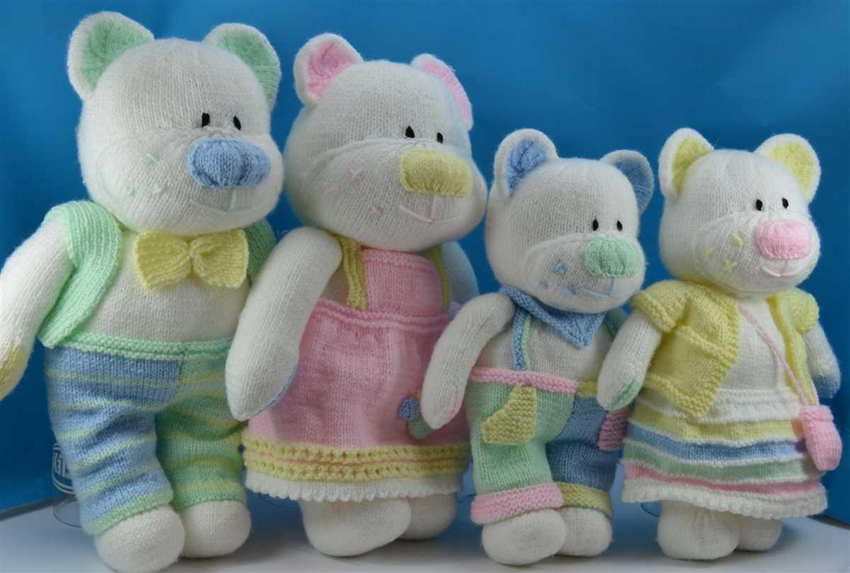 Knitted soft toy patterns free