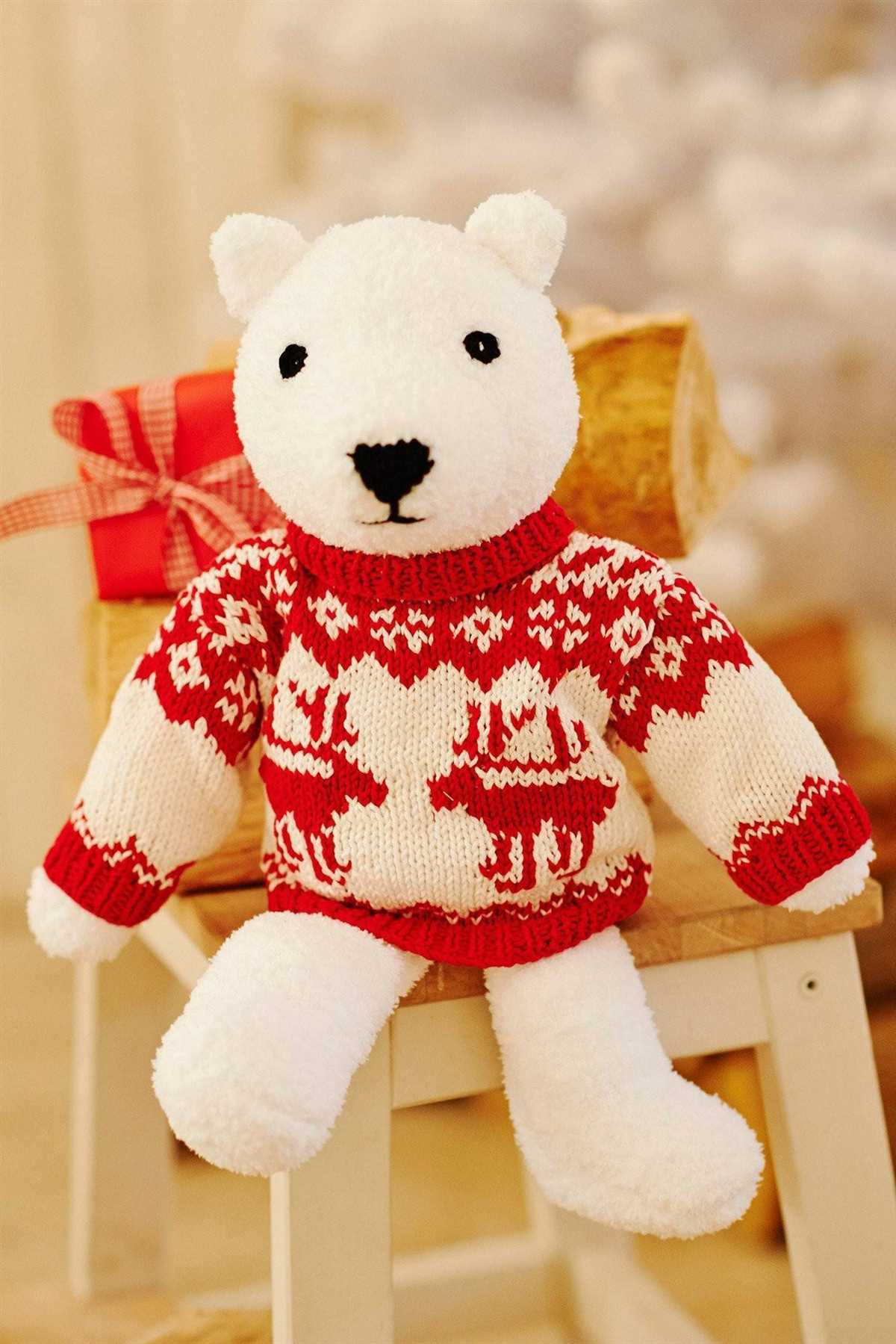 Knitted sweaters for teddy bears free patterns