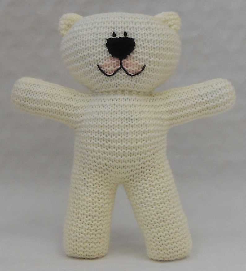 Knitted teddy bear pattern easy