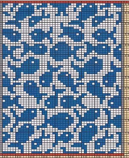 Knitting fish pattern