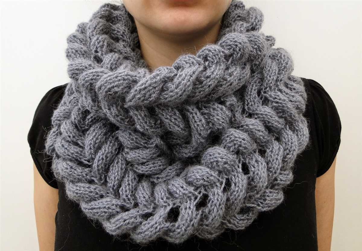 Knitting patterns for cowl neck scarves