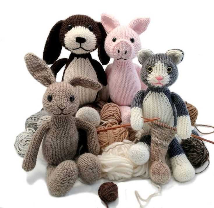 Knitting patterns for stuffed toys