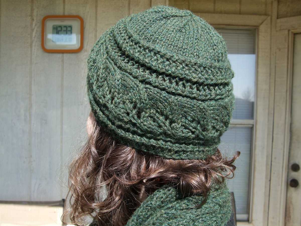 Knitting hats and scarves free patterns