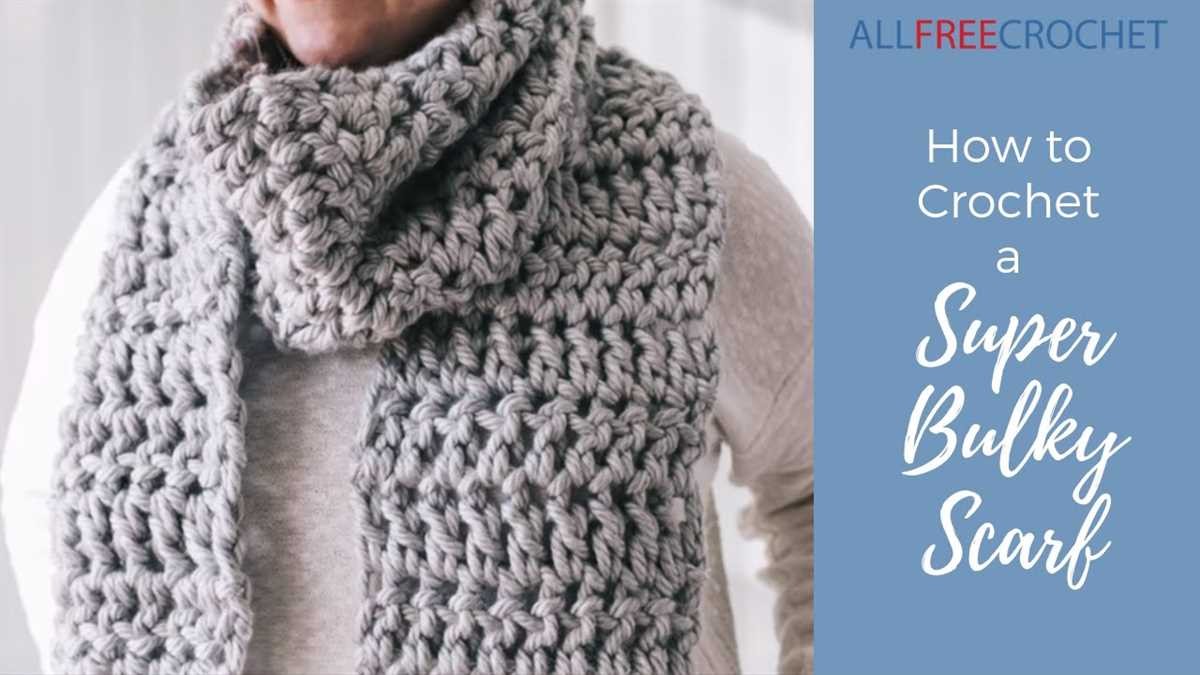 Knitting pattern for infinity scarf with bulky yarn