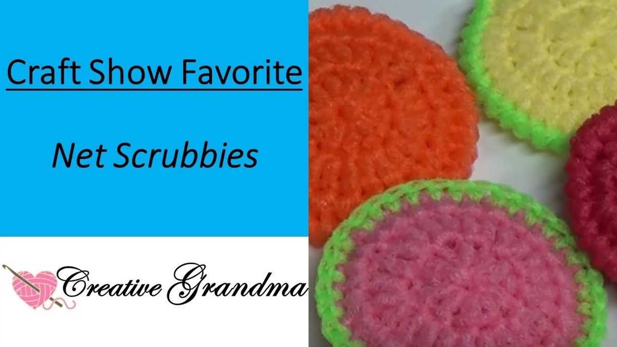 Knitting pattern for scrubbies