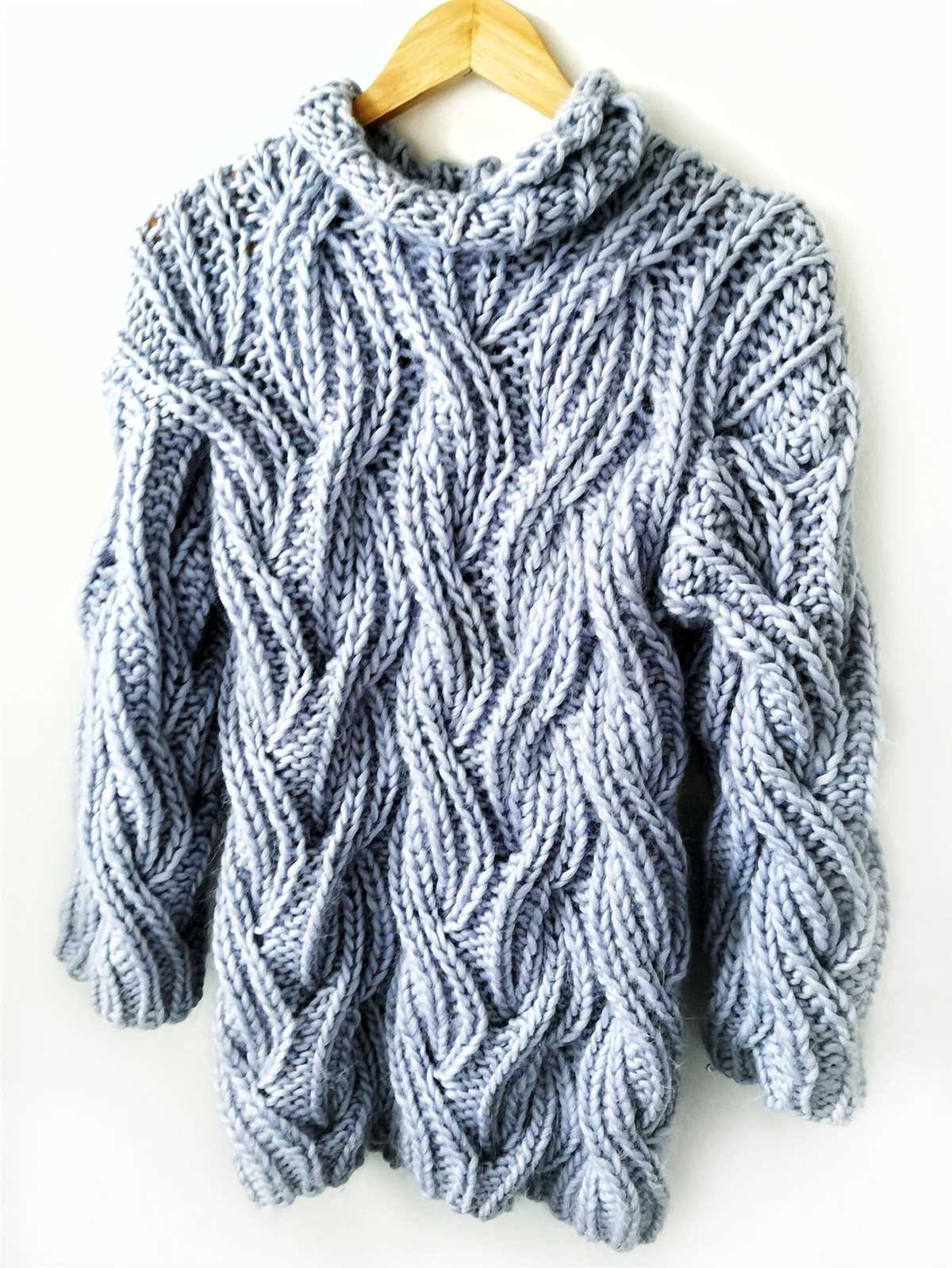Knitting pattern wrap sweater
