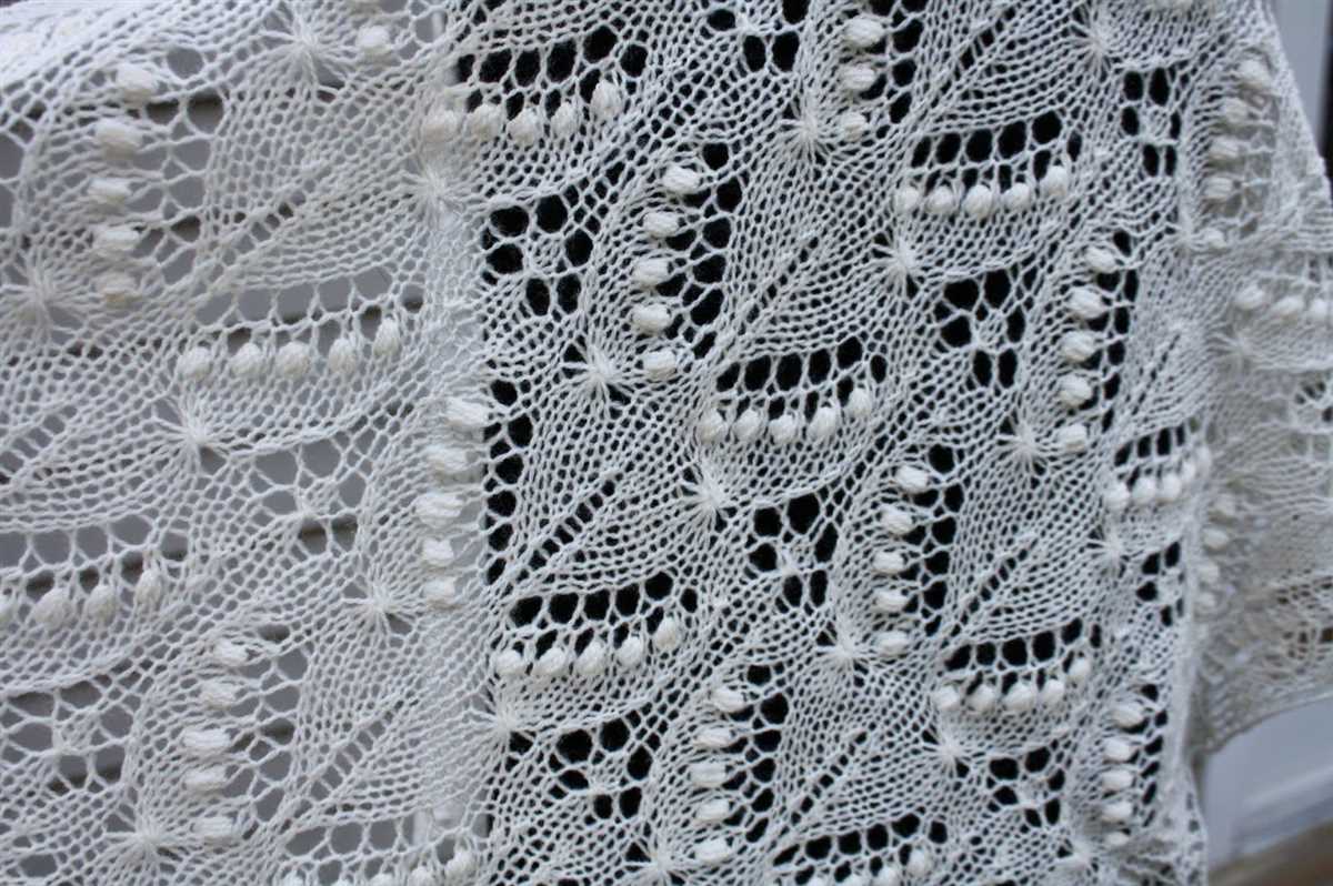 Lace knitted shawl patterns