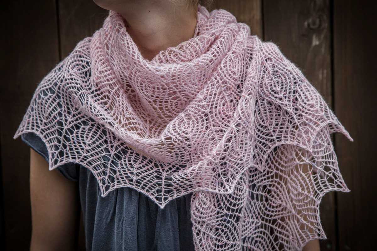 Lacy scarf knitting pattern free