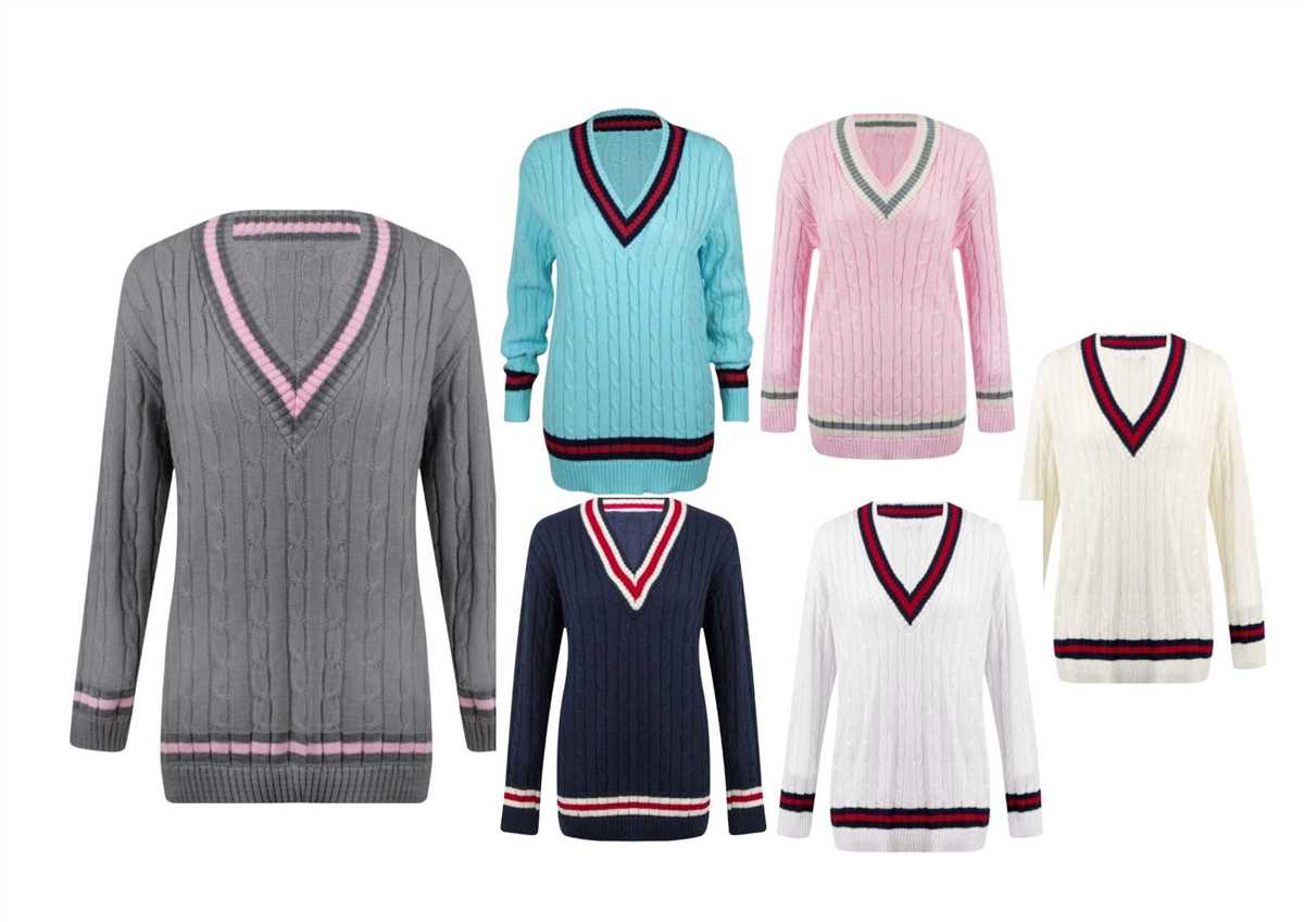 Ladies cricket jumper knitting pattern