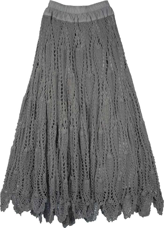 Long knit skirt pattern