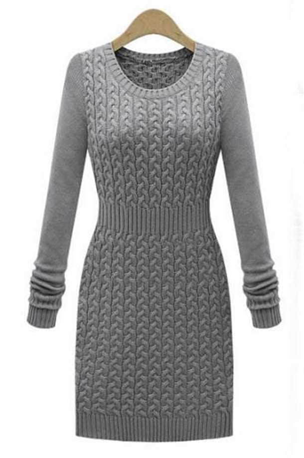 Long sleeve knit dress pattern