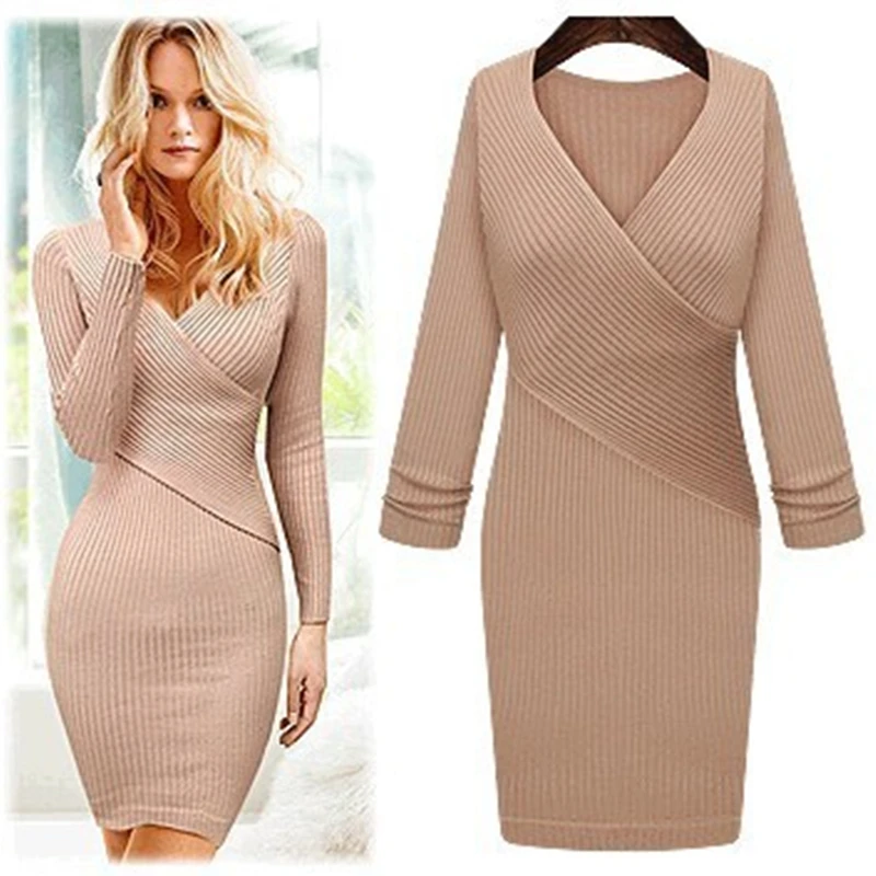 Long sleeve knit dress pattern