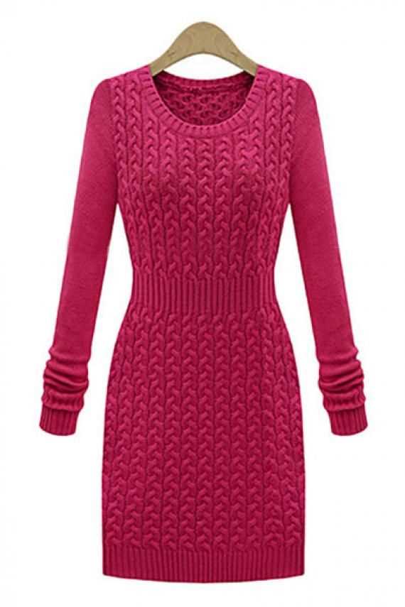 Long sleeve knit dress pattern