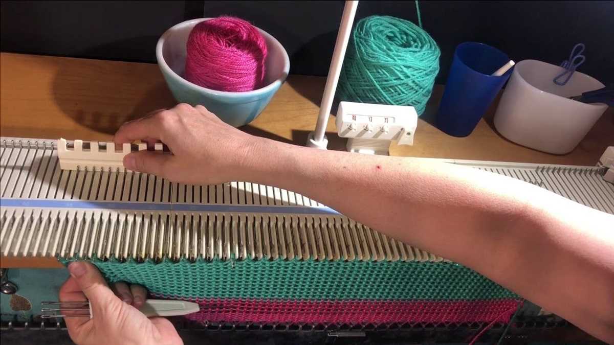 Loom knitting machine patterns
