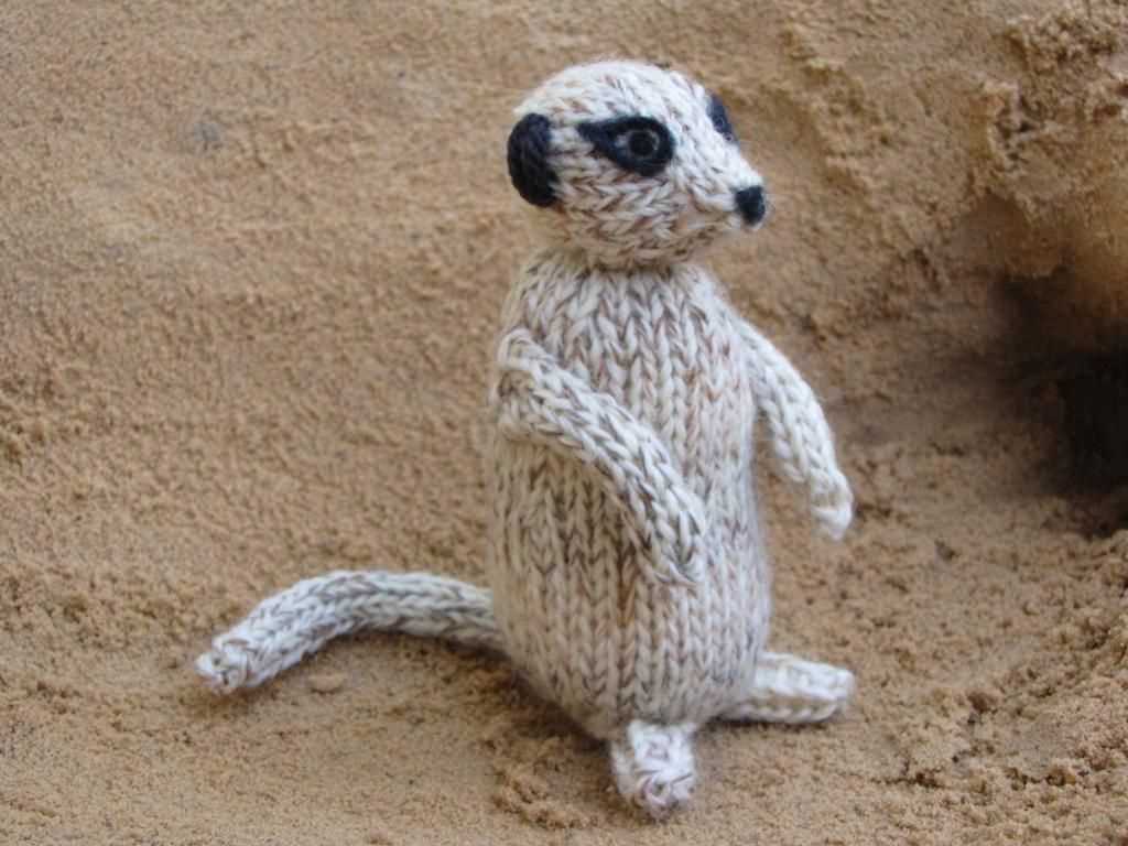 Meerkat knitting pattern