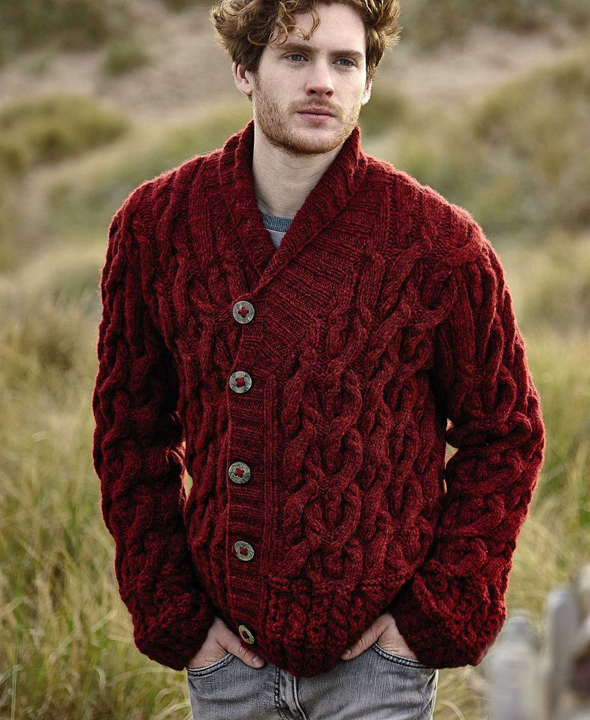 Men's knitted jacket patterns