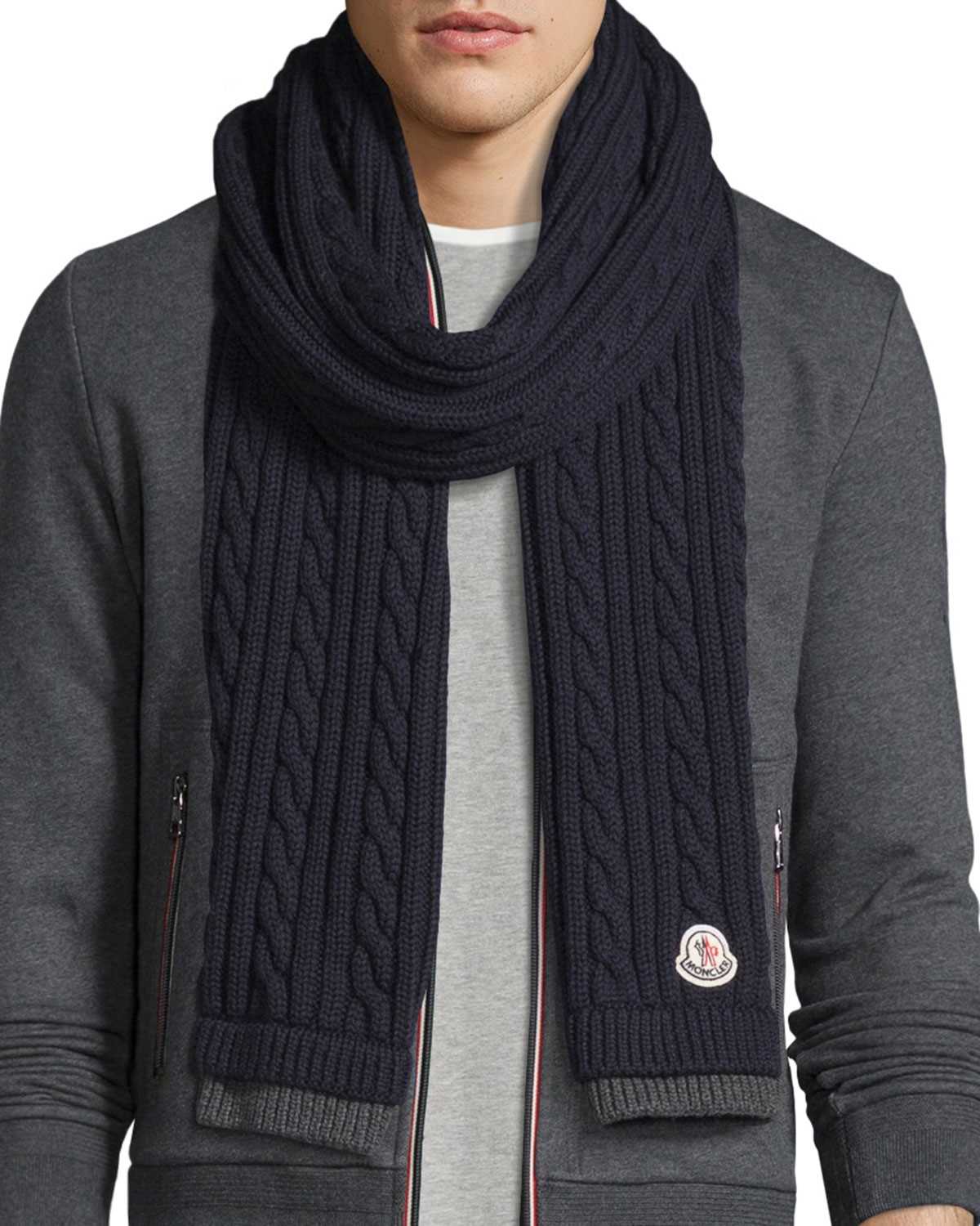 Mens cable knit scarf pattern