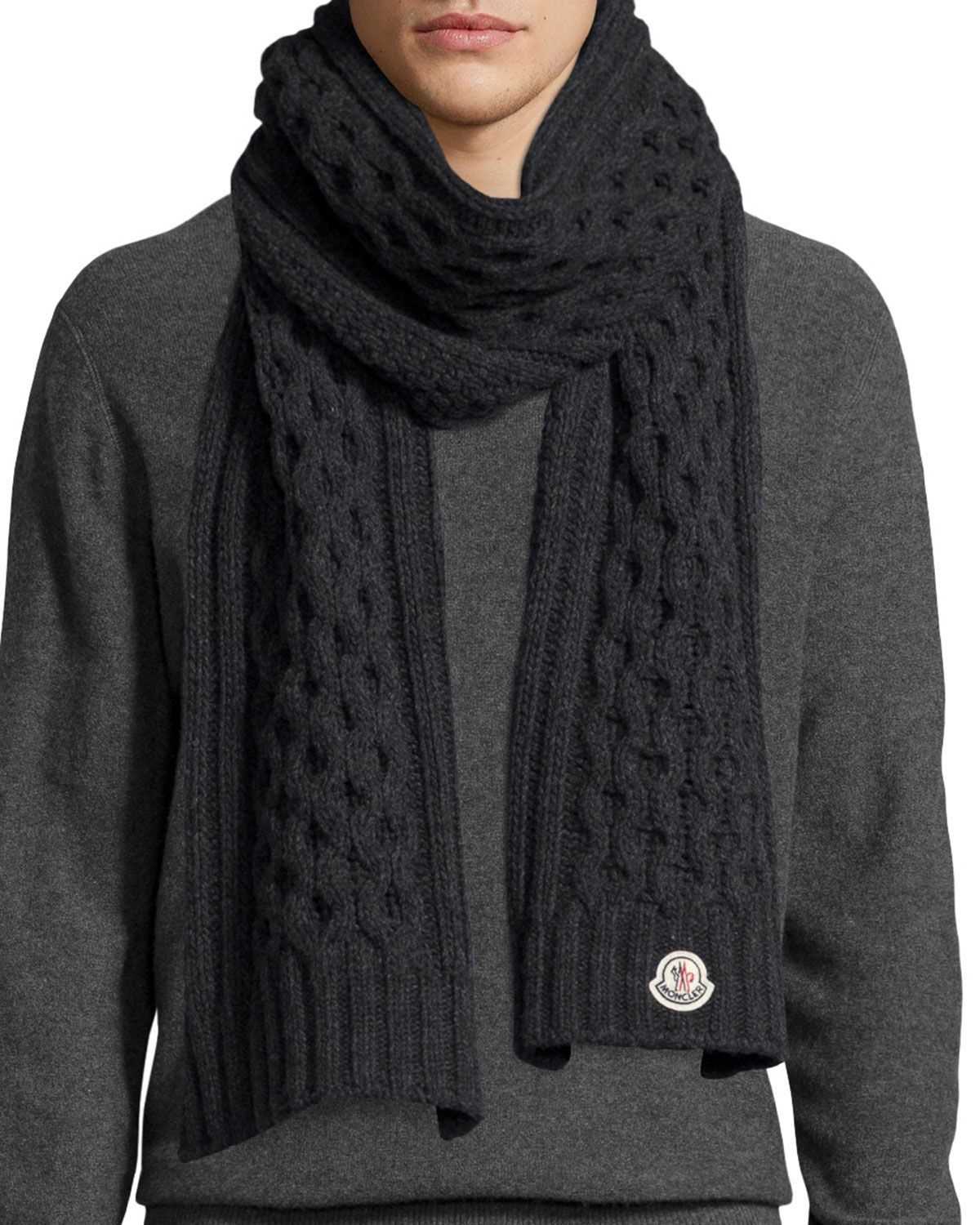 Mens cable knit scarf pattern