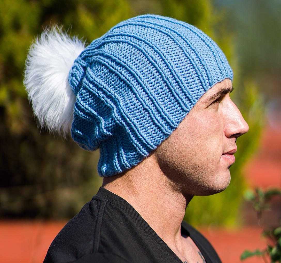 Mens slouchy hat knitting pattern free